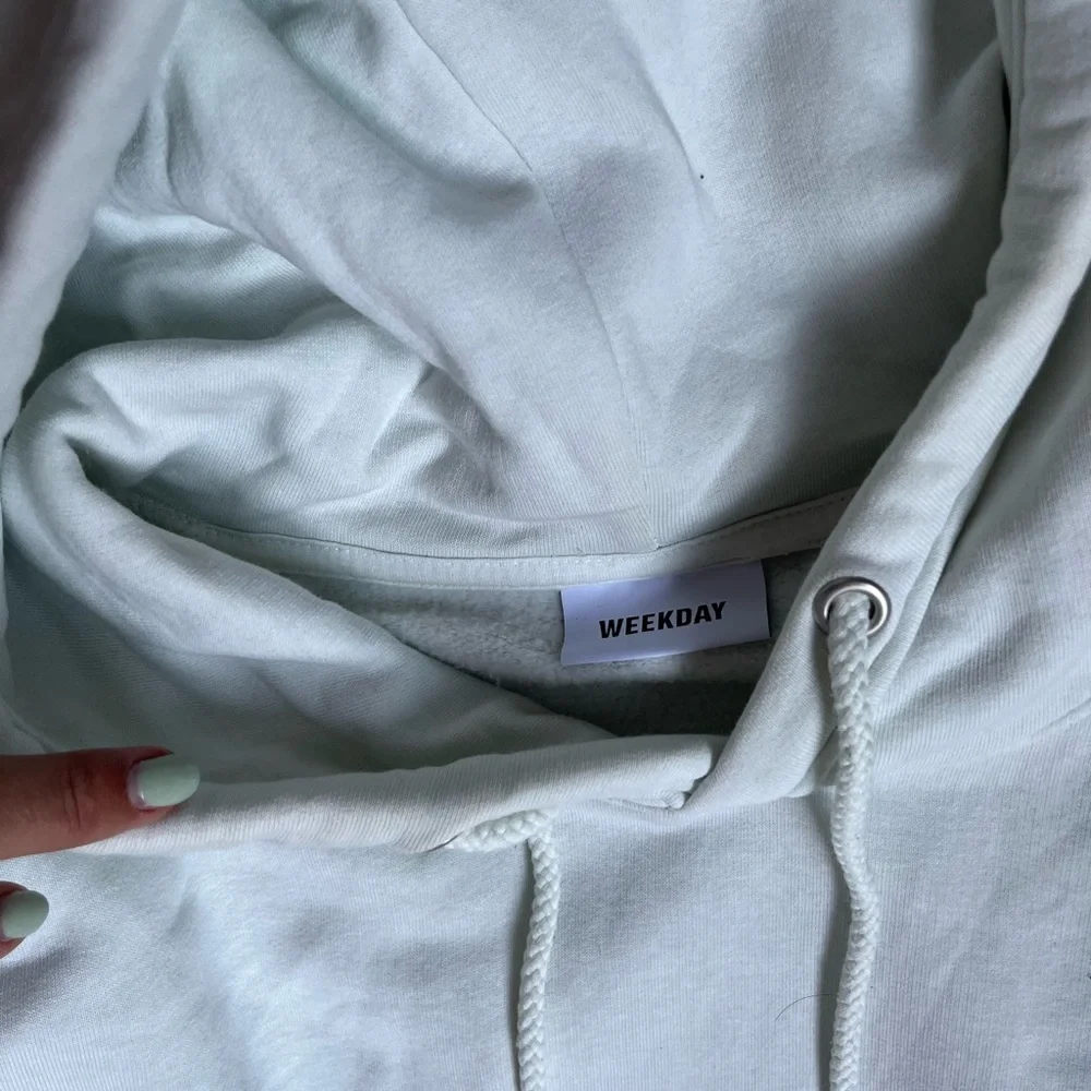 Weekday mint green oversized boyfriend hoodie - Picture 5 of 6